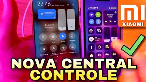 Ative Agora Nova Central De Controle Da Miui No Seu Xiaomi Iphone