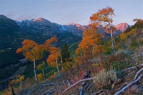 Sunrise in Rocky Mountain National Park Photograph by Aaron Spong - Pixels