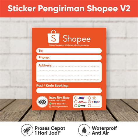 Detail Contoh Label Pengiriman Shopee Koleksi Nomer