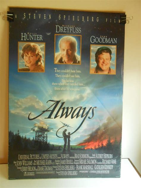 Always 1989 Original 2 Sided Movie Poster John Goodman