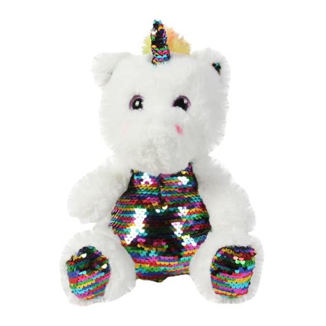 Peluche Way To Celebrate De 23 Cm Unicornio Con Lentejuelas Multicolor