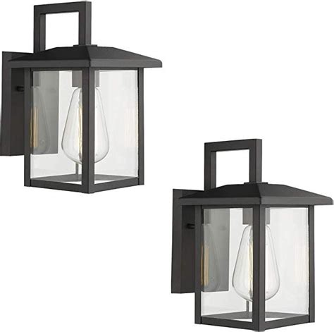 Emliviar Outdoor Lights Wall Mount Pack Exterior Light Fixtures In