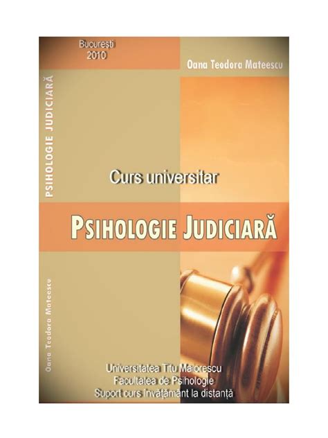 Pdf Psihologie Judiciara Curs Id Dokumen Tips