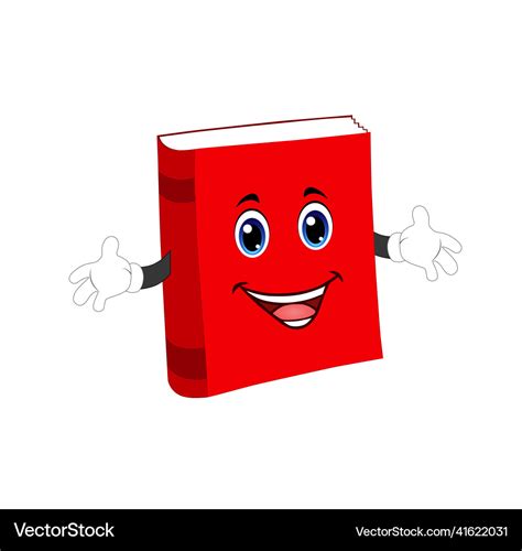 Book Cartoon Clipart Design Royalty Free Vector Image