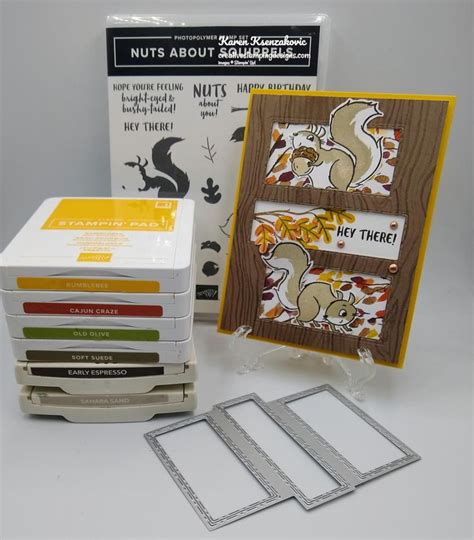 Stampin Up Nuts About Squirrels For The Happy Inkin Thursday Blog