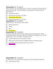 Quiz 3 Docx Question 1 1 Point Two Workers Are Competing For A Bonus