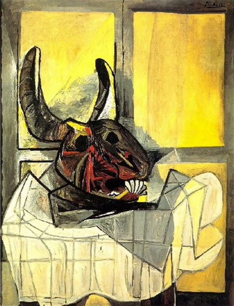 Pablo Picasso — Bulls Head On A Table 1942