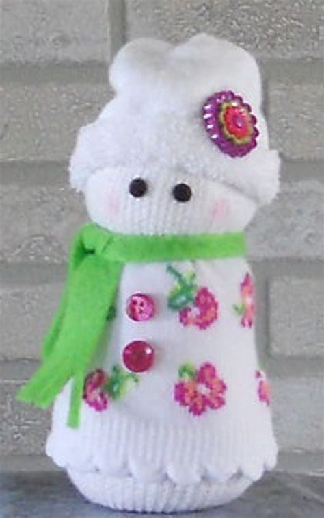 Sock Snowman Etsy