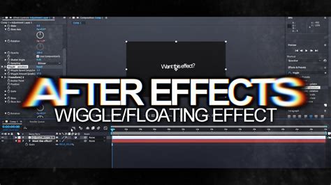 After Effects Wiggle Floating Effect Tutorial YouTube