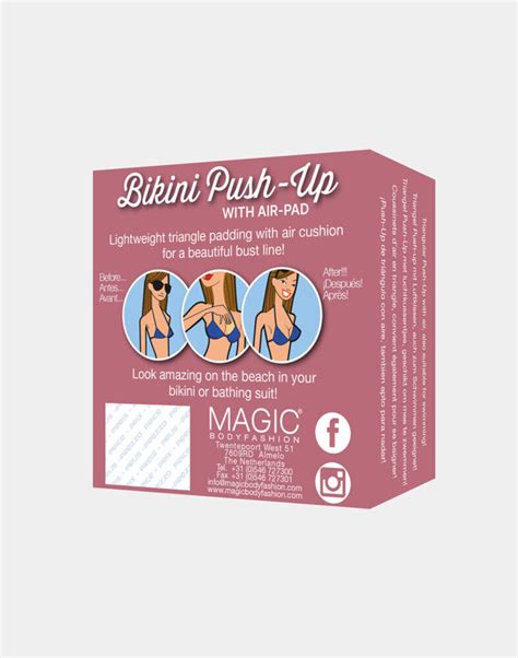 Magic Bikini Push Up Bikini Innlegg Beige Marinka No