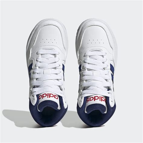 Adidas Hoops Mid Shoes White Adidas UAE