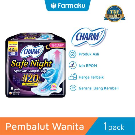 Charm Body Fit Safe Night Wing Cm Pads Farmaku