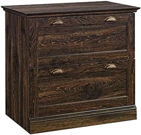 Sauder Barrister Lane Engineered Wood Lateral File Cabinet In Iron Oak