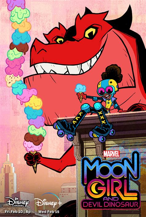 Marvel S Moon Girl And Devil Dinosaur Of Extra Large Tv Poster