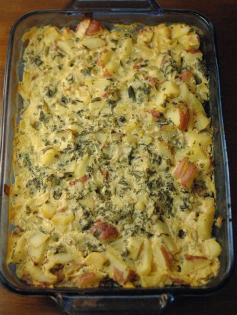 Vegan Potato And Collard Greens Casserole Vegetarian South