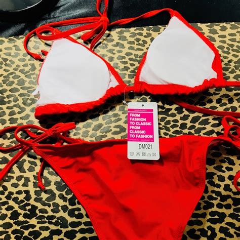 Boutique Swim Nwt Red Bikini Poshmark