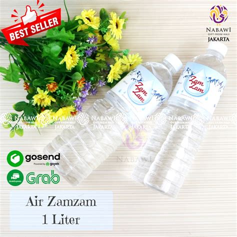 Jual Air Zam Zam Liter Kemasan Botol Asli Original Oleh Oleh Haji Dan