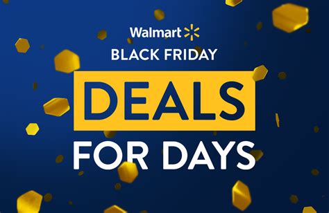 Walmart Announces 2021 Return of “Black Friday Deals for Days,” This ...