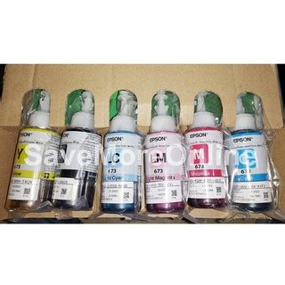 Original Epson L Ink Ml Set Of Colors Shopee Philippines