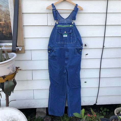 Liberty Denim Overalls Medium Wash Denim Overalls Depop