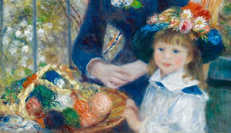 Auguste Renoir - Two Sisters, On the Terrace, Detail 2 - galleryIntell