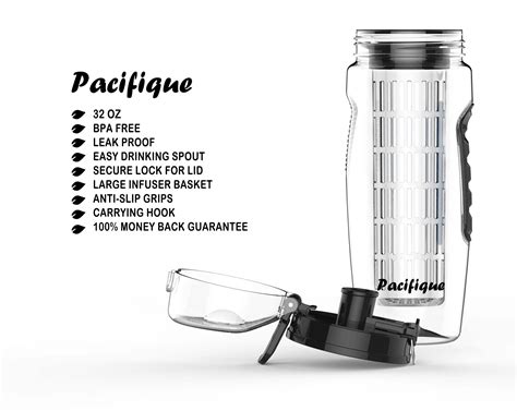 Buy Tritan Water Bottle With Fruit Infuser And Detox Bpa Free