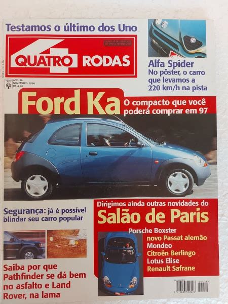 Revista Quatro Rodas Ano De Editora Abril