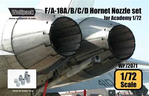 Wolfpack WP72071 F A18A B C D Hornet F404 Engine Nozzle Set Acad