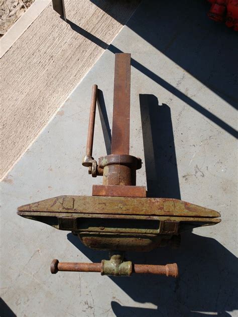 Antique Emmerts Turtleback Pattern Maker Vise 18 X 7 Jaws PICKUP ONLY