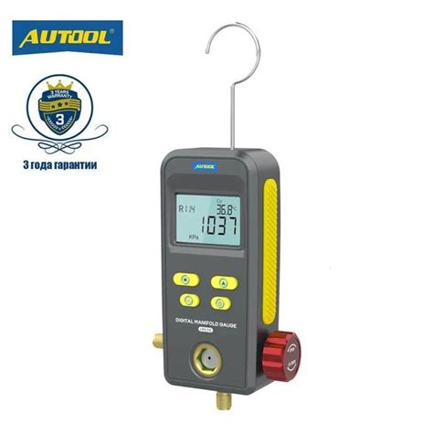 Заправщик хладагента кондиционера AUTOOL LM110, цифровой манометр для ...