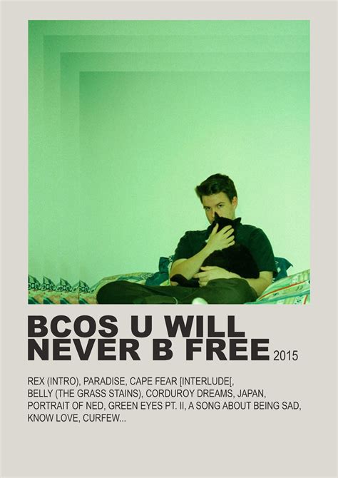 Rex Orange County Bcos U Will Never B Free Music Poster Design Music Poster Music Poster Ideas