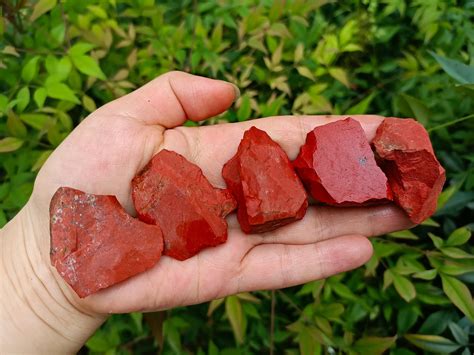 Craft Supplies Tools Raw Red Jasper Jewelry Making Beading Mindtek It