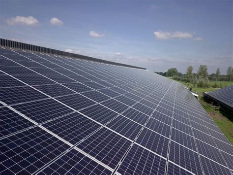 Zonne Energie Opwekken Op Het Dak Paard En Bedrijf