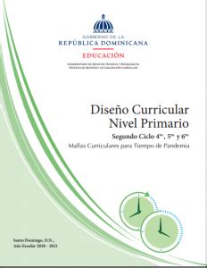 Los Componentes Del Dise O Curricular Do Ciclo Nivel Primario