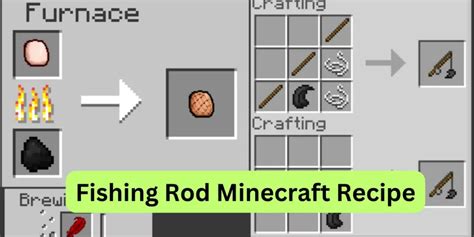 Minecraft Fishing Rod Recipe: Crafting Guide 2023