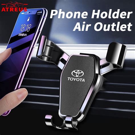 Para Toyota Air Vent Carro Porta Telefone Polegadas Suporte Para