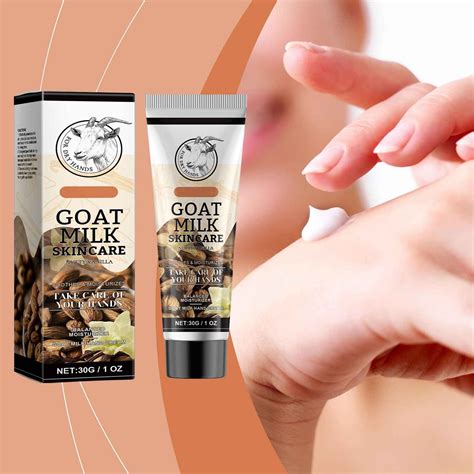 Youyingggg Goat Milk Hand Nourishes Dry Cracks Moisturizing Non Greasy