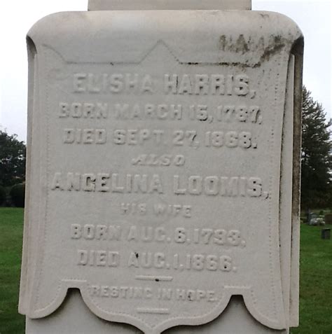 Elisha Harris 1787 1868 Find a Grave äreminne