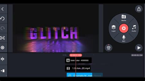 How To Make Glitch Intro In Kinemaster Glitch Text After Effects