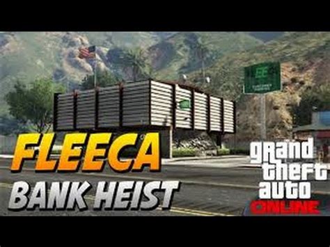 GTA V How To Do The Fleeca Bank Heist YouTube