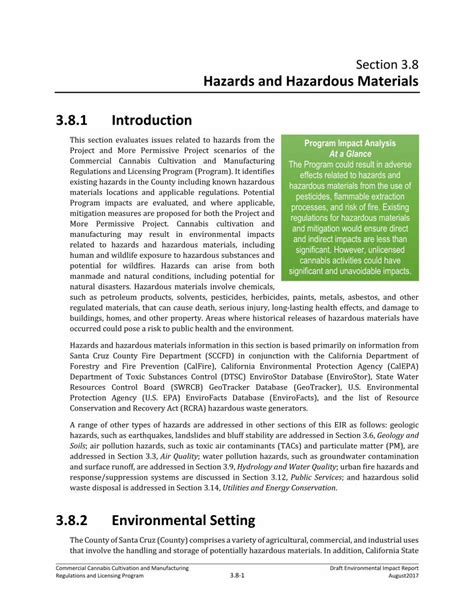 Pdf Section Hazards And Hazardous Materials Hazards And