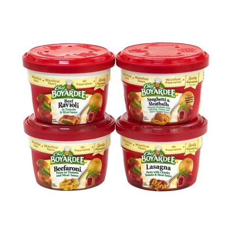 Chef Boyardee Microwavable Bowls Variety Pack 75 Oz 12 Count