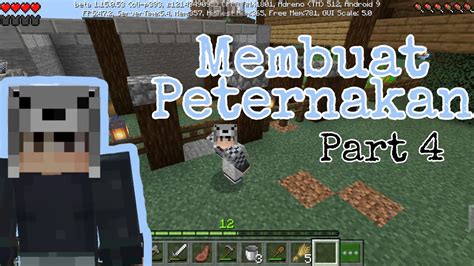 Membuat Peternakan Sapi Part Minecraft Survival Indonesia Youtube