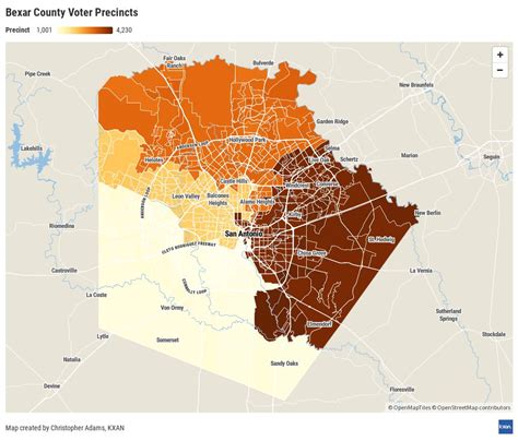 Bexar Voter Precincts Map 2022 Flourish