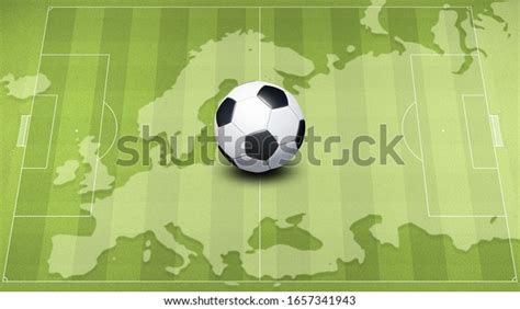 Football On Map Europe Photos, Images & Pictures | Shutterstock