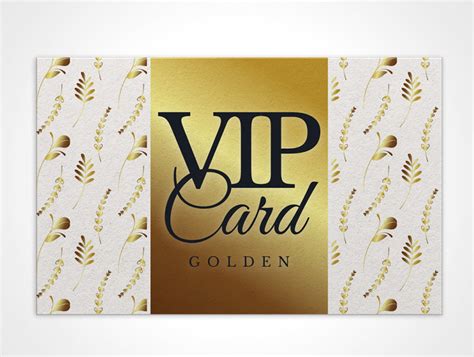 Free VIP Card Mockup | Oceanmockups