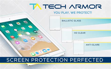 Tech Armor Ballistic Glass Screen Protector Designed For Apple Ipad Pro