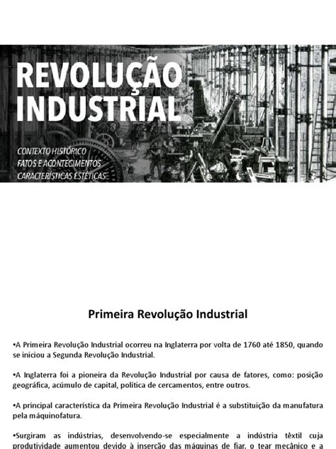 As 4 Revoluções Industriais Em Pdf Revolução Industrial Economias