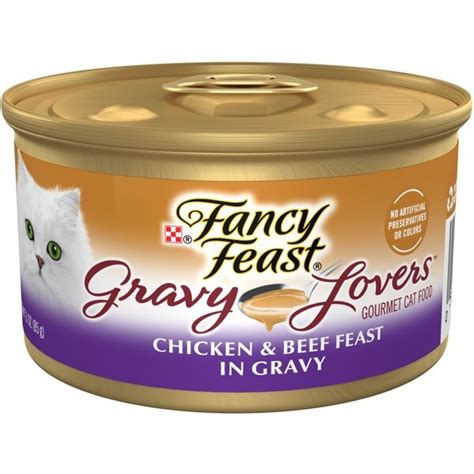 FANCY FEAST Gravy Lovers Chicken Feast in Grilled Chicken Flavor Gravy ...