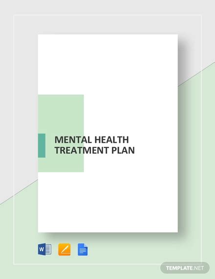 Free Mental Health Treatment Plan Template